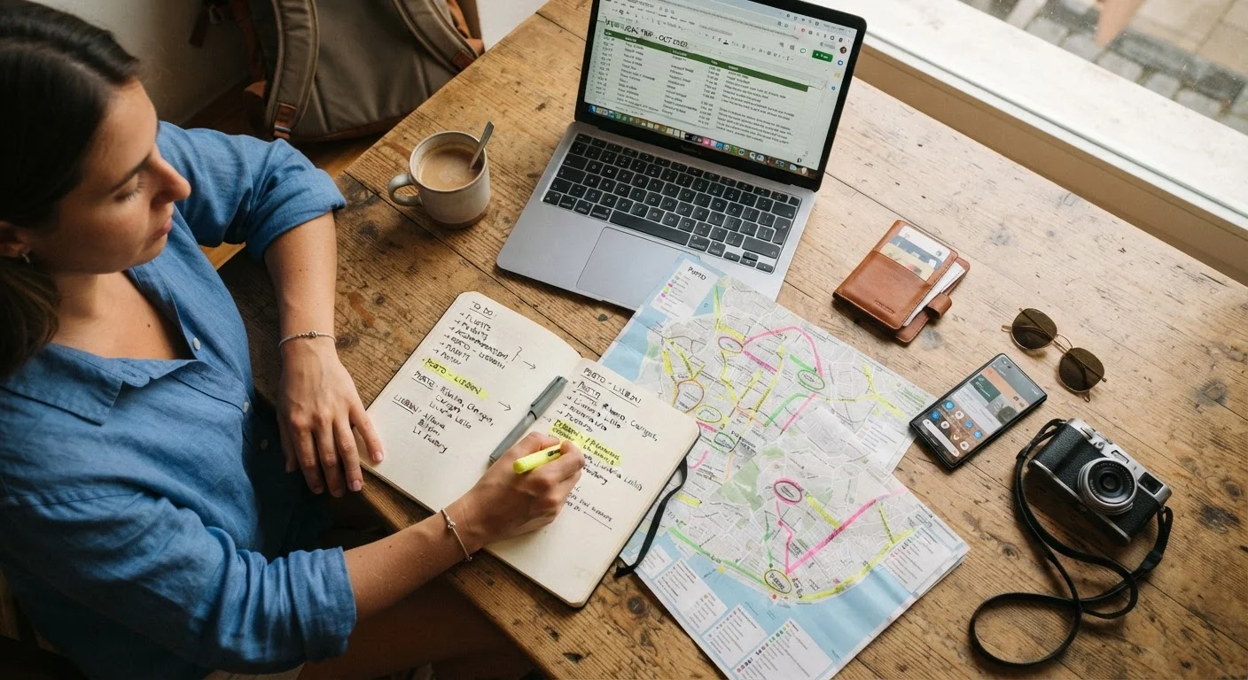 How Experienced Budget Travellers Approach Itinerary Research