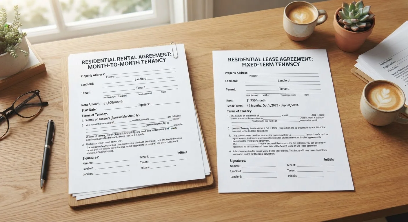 Month-to-Month vs. Fixed-Term Lease: Which Arrangement Suits Your Situation?