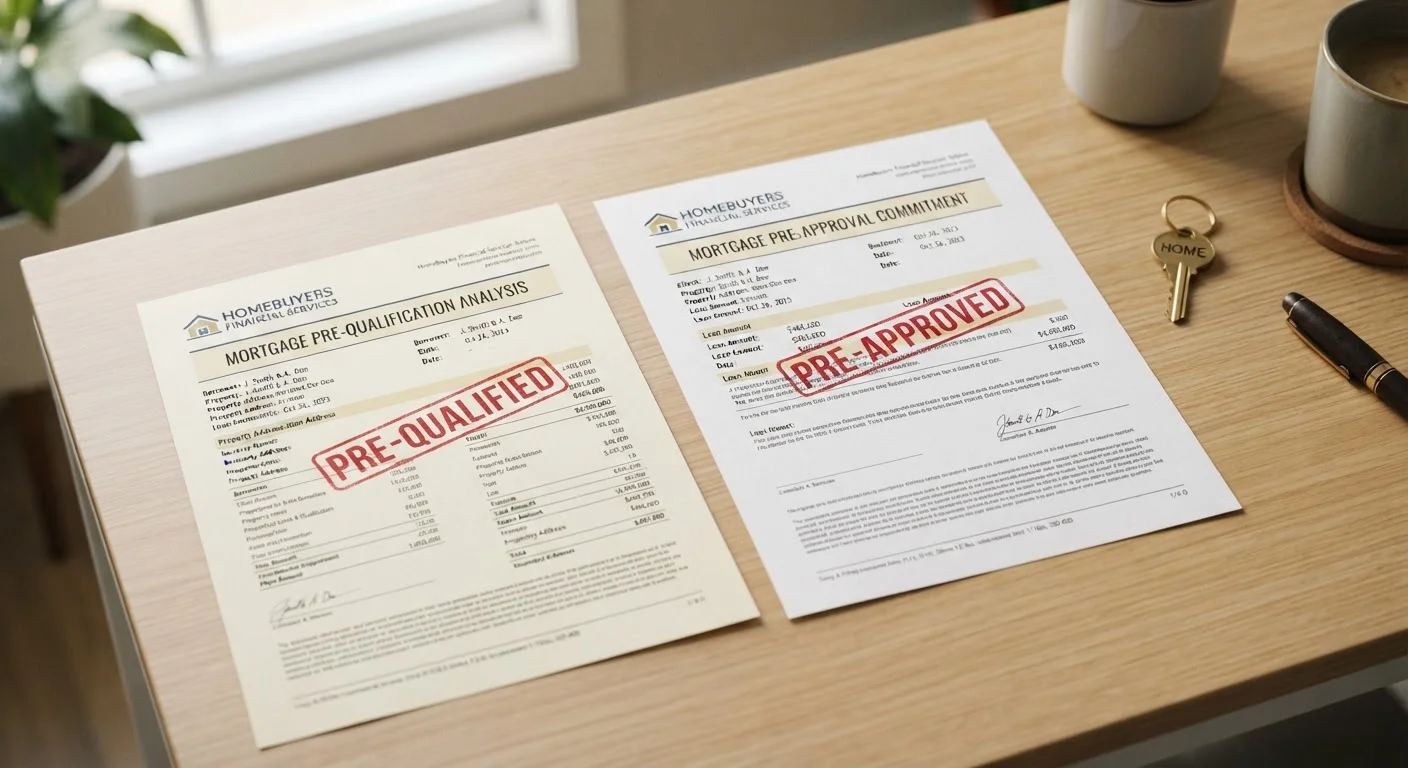 Pre-Qualification vs. Pre-Approval: Why the Difference Matters